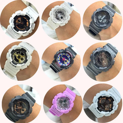 RELOJ BABY G - BLANCO CON AZUL Y ROJO