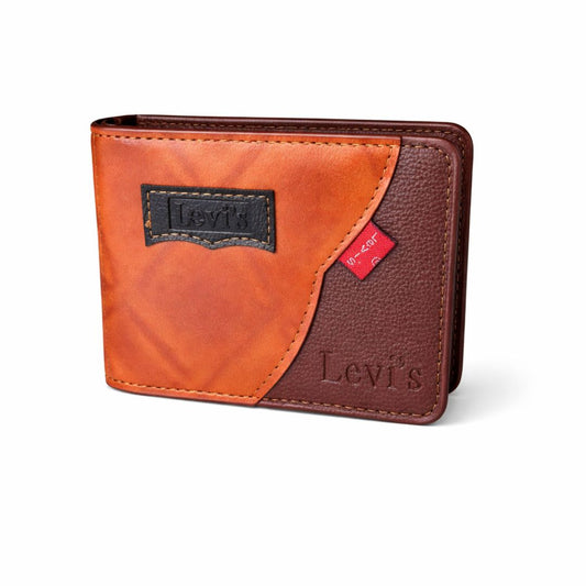 Billetera Levi's - Marrón con Café Curvo