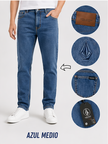 Jean Denim Slim Fit para Hombre – Estilo Urbano Premium