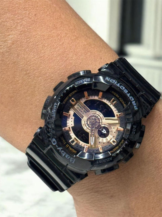 RELOJ BABY G - NEGRO LUXURY