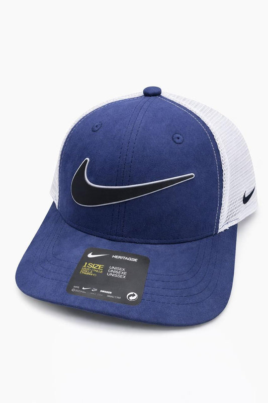 GORRA PLANA NIKE AZUL BLANCO