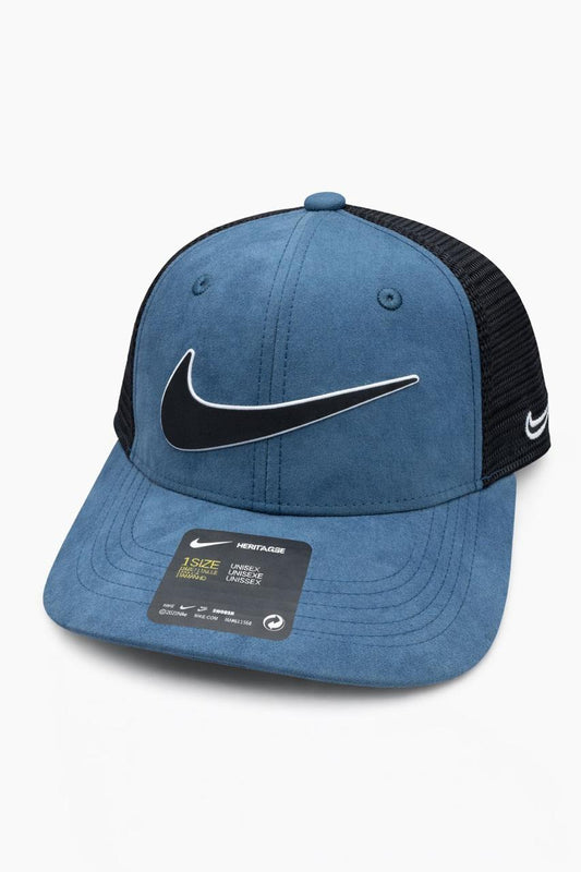 GORRA PLANA NIKE AZUL JEAN NEGRO