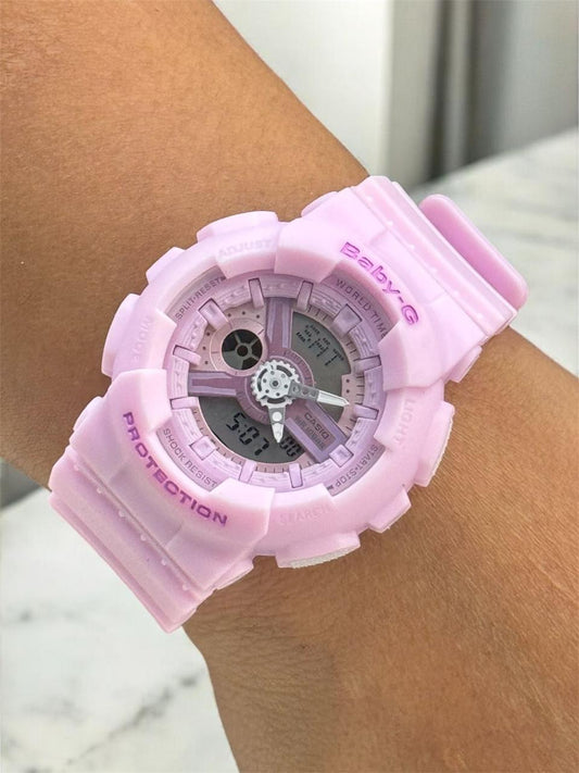 RELOJ BABY G - ROSADO
