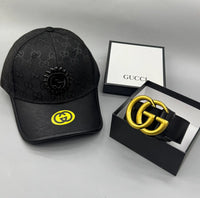 Gorra Negra Elegante - Cinta GG