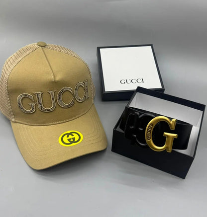 COMBO PREMIUM: GORRA + CINTA - GUCCI