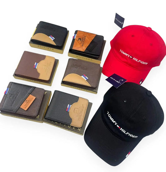 COMBO Gorra Tommy Hilfiger + Billetera