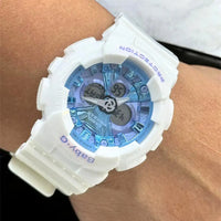 RELOJ BABY G - BLANCO CON TURQUESA