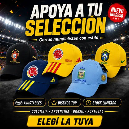 Gorras Mundialistas | Apoya a tu selección con estilo