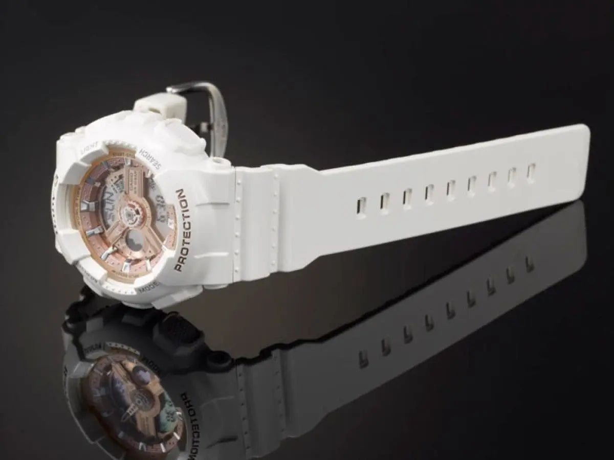 RELOJ BABY G - BLANCO CON AZUL Y ROJO