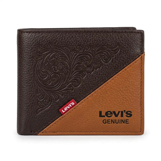 Billetera Levi's - Café con Marron Diagonal