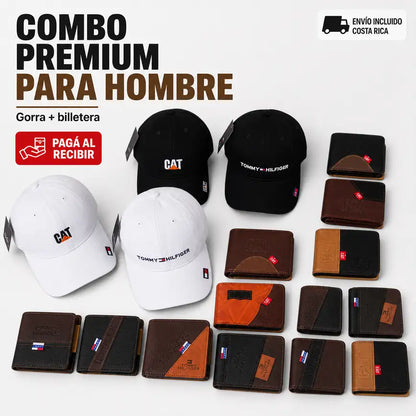 COMBOS Premium | Gorra + Billetera para Hombre